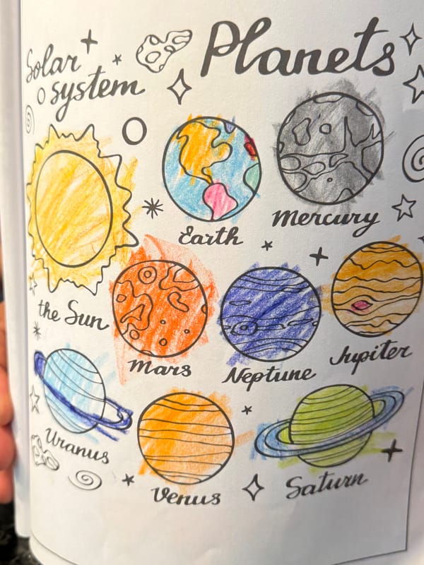 Space coloring